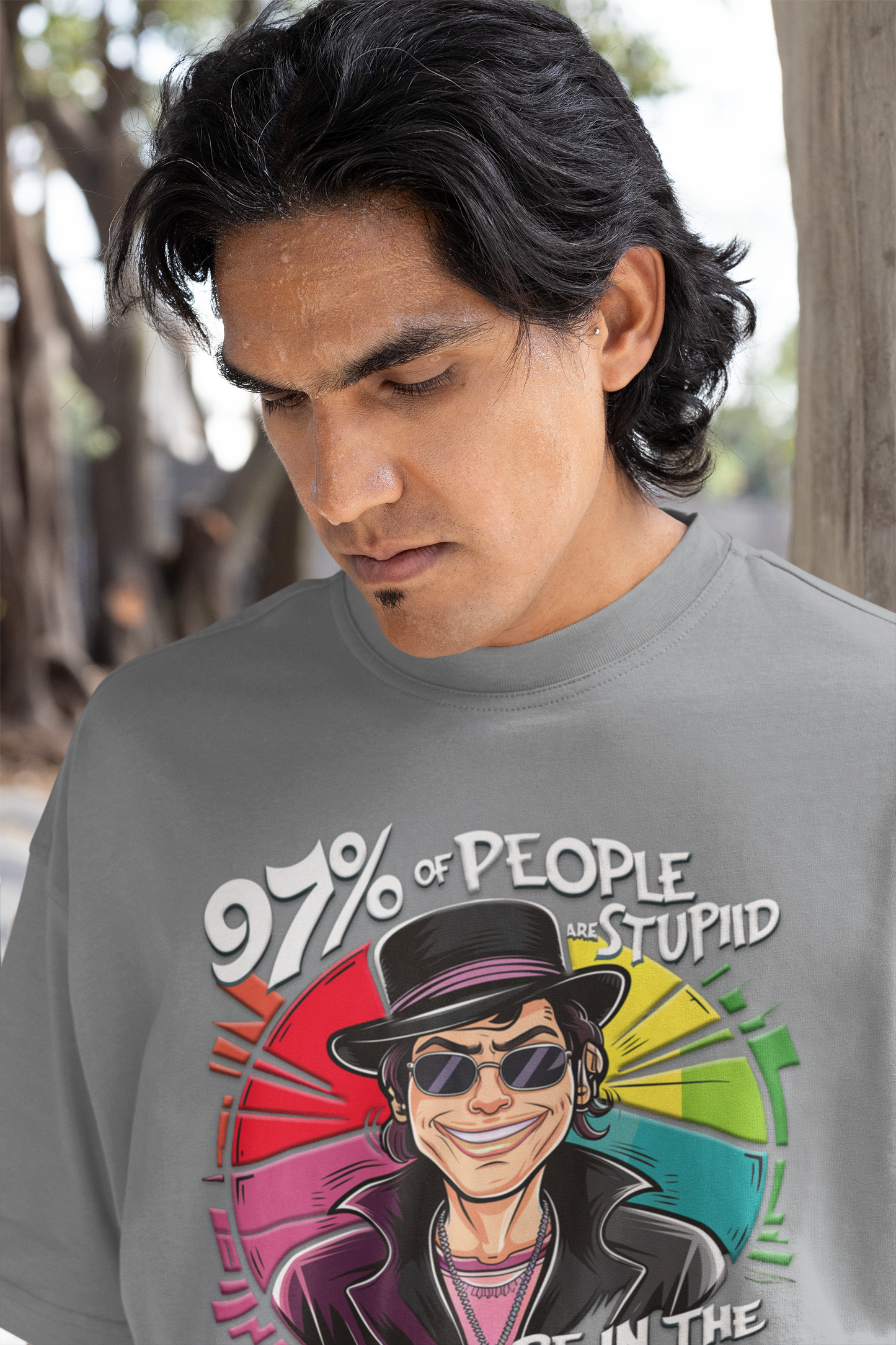 97% of people are stupid t-shirt