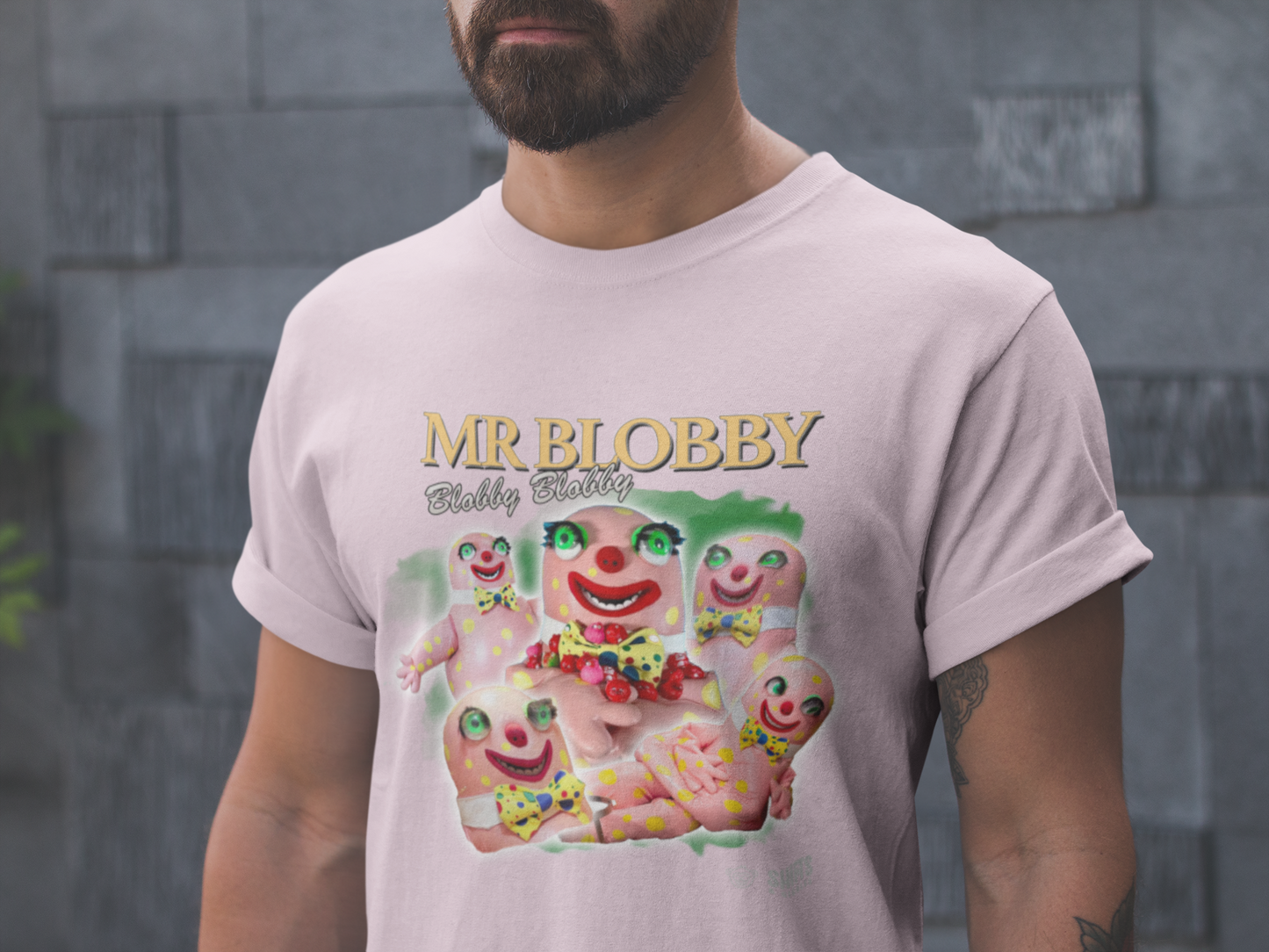 cult hero - mr blobby t-shirt