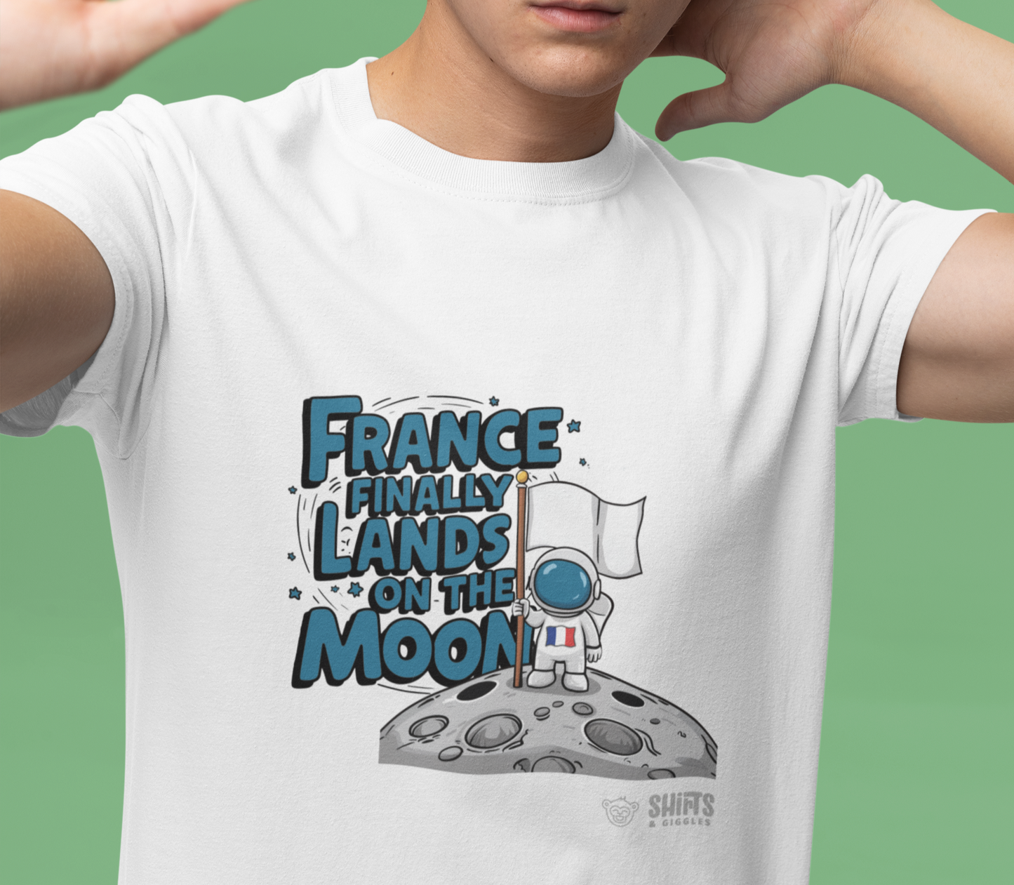 france finally land on the moon