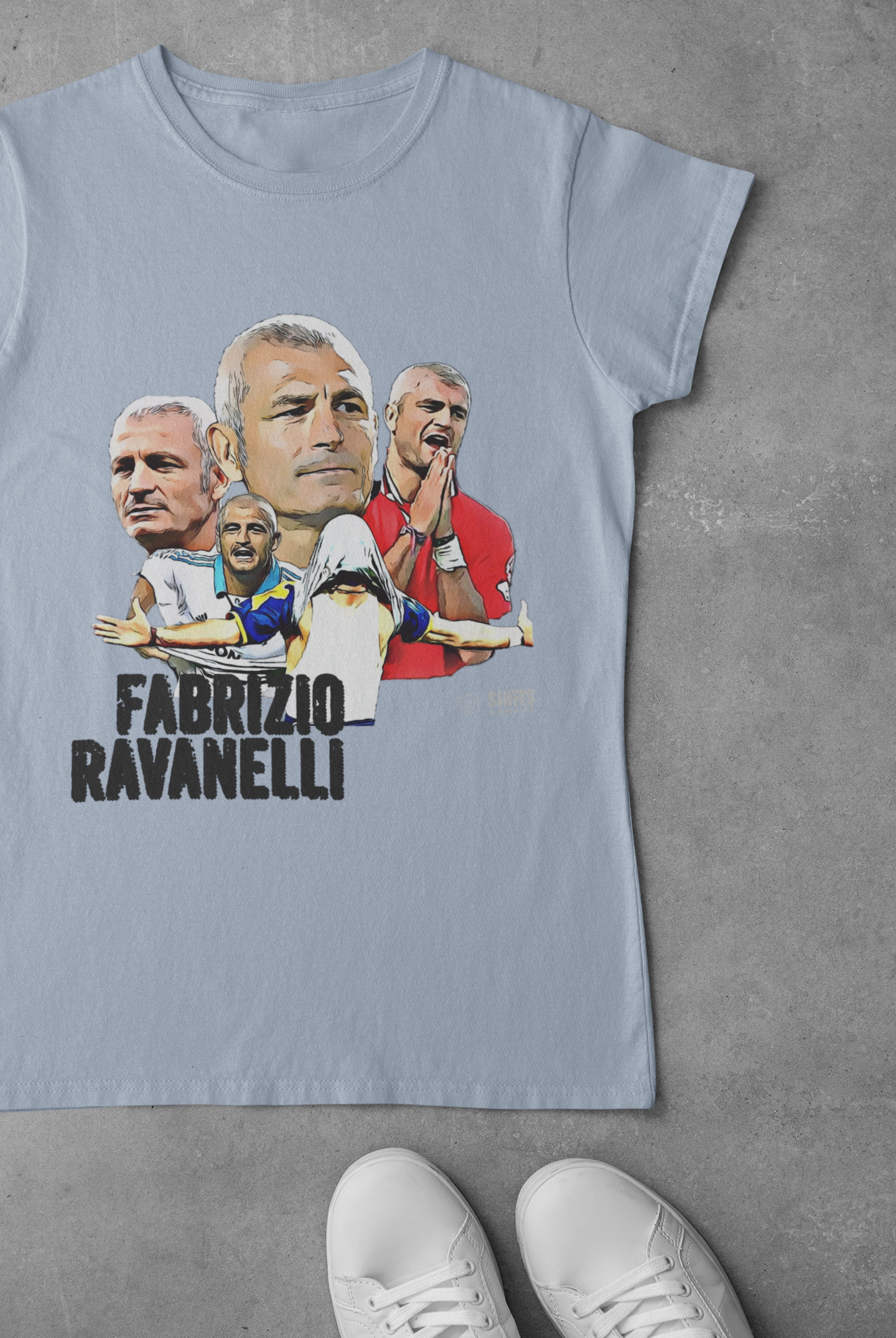 fabrizio ravinelli - football cult hero t-shirt