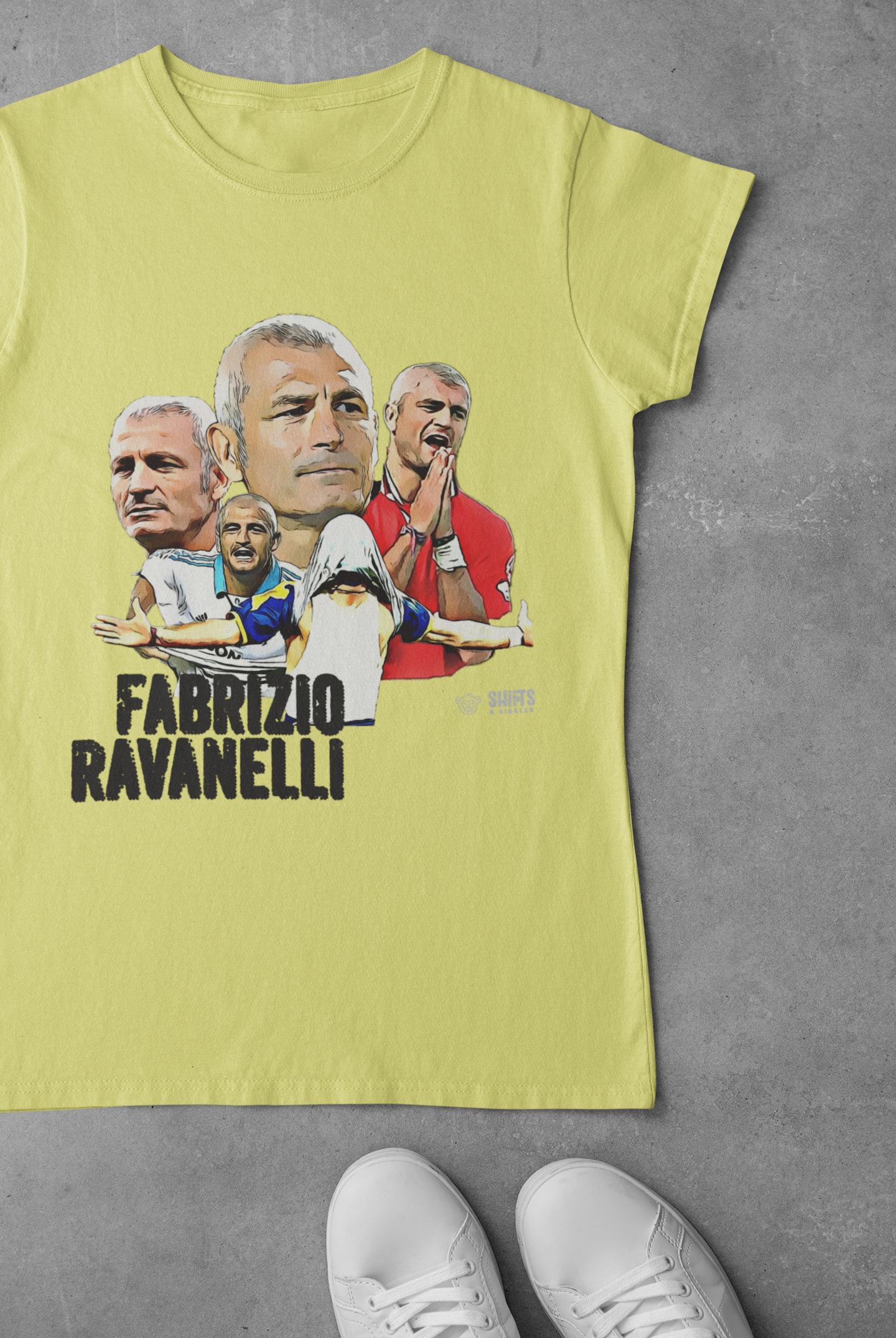 fabrizio ravinelli - football cult hero t-shirt