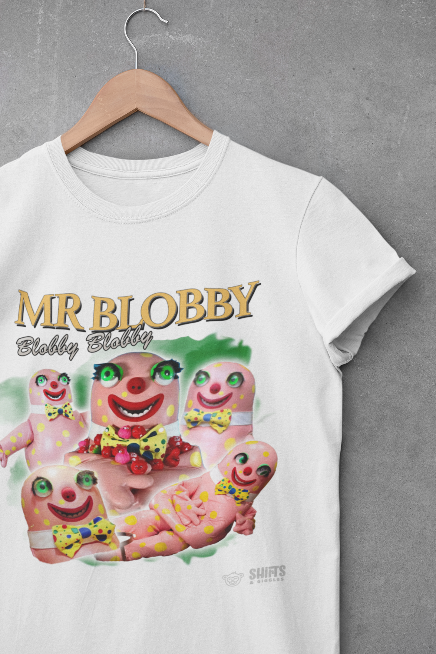 cult hero - mr blobby t-shirt