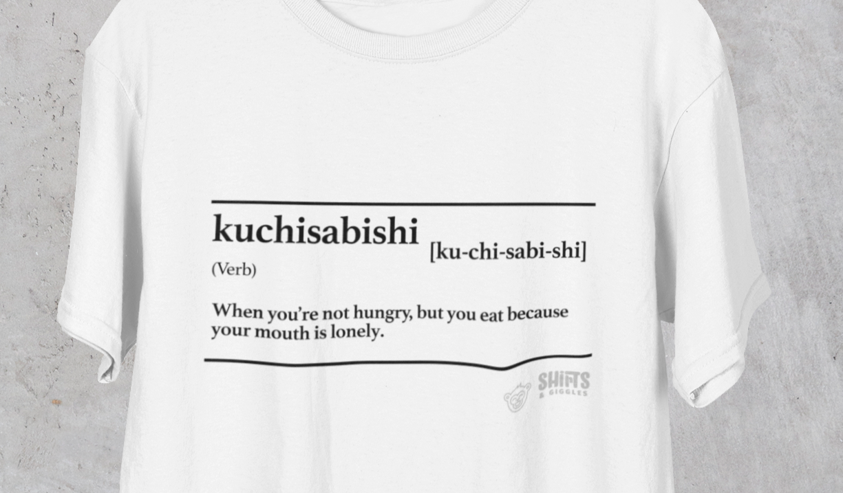 definition - 'kuchisabishii' t-shirt