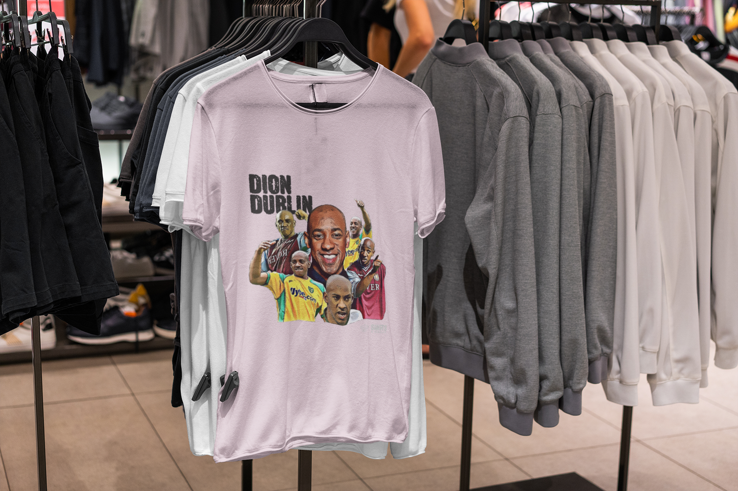 dion dublin - football cult hero t-shirt