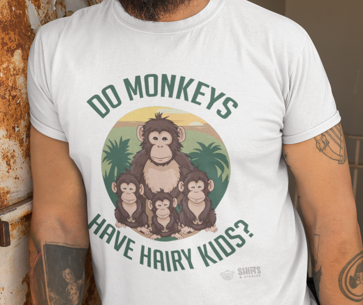 do monkeys have hairy kids?