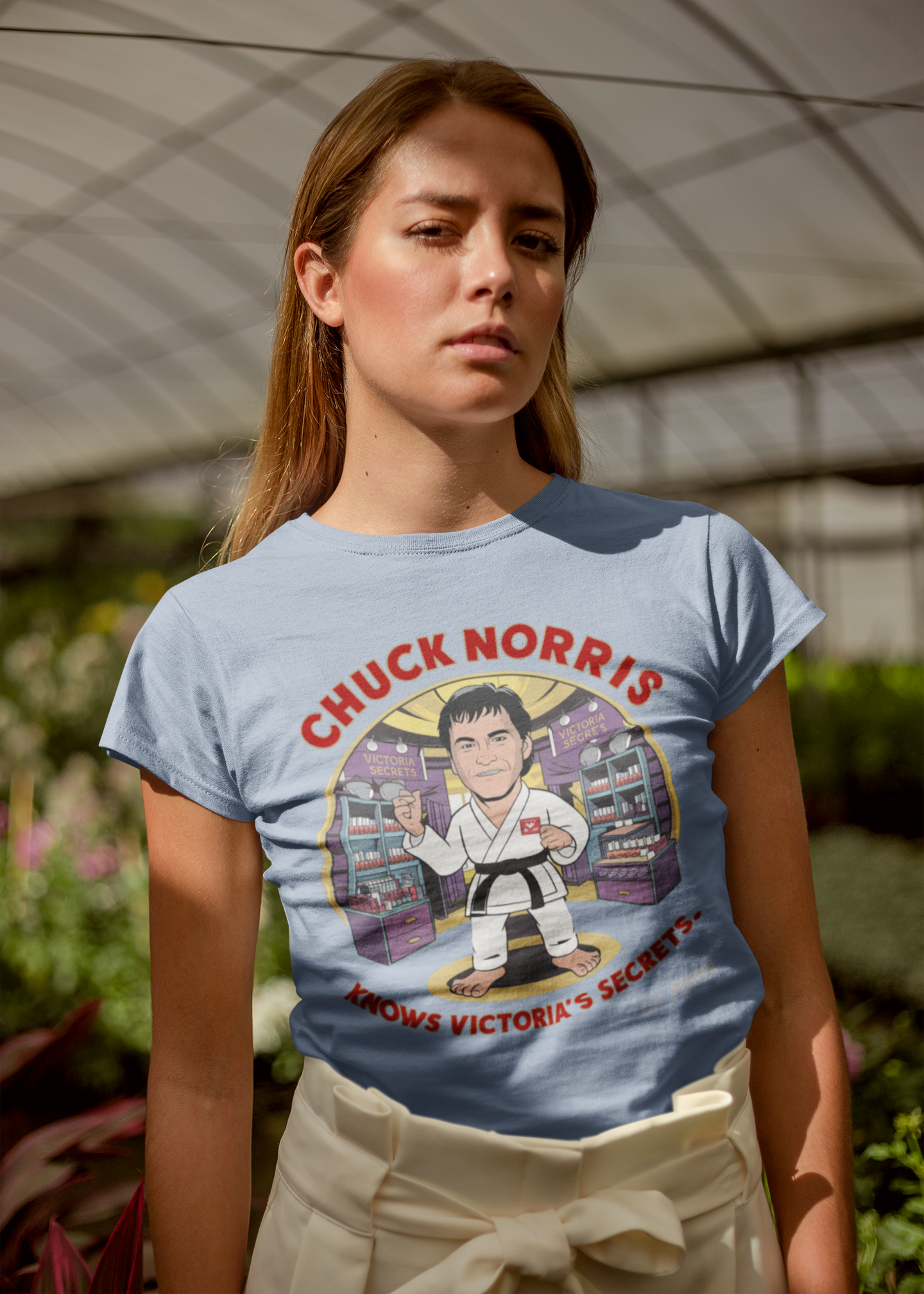 chuck norris - victoria's secrets t-shirt