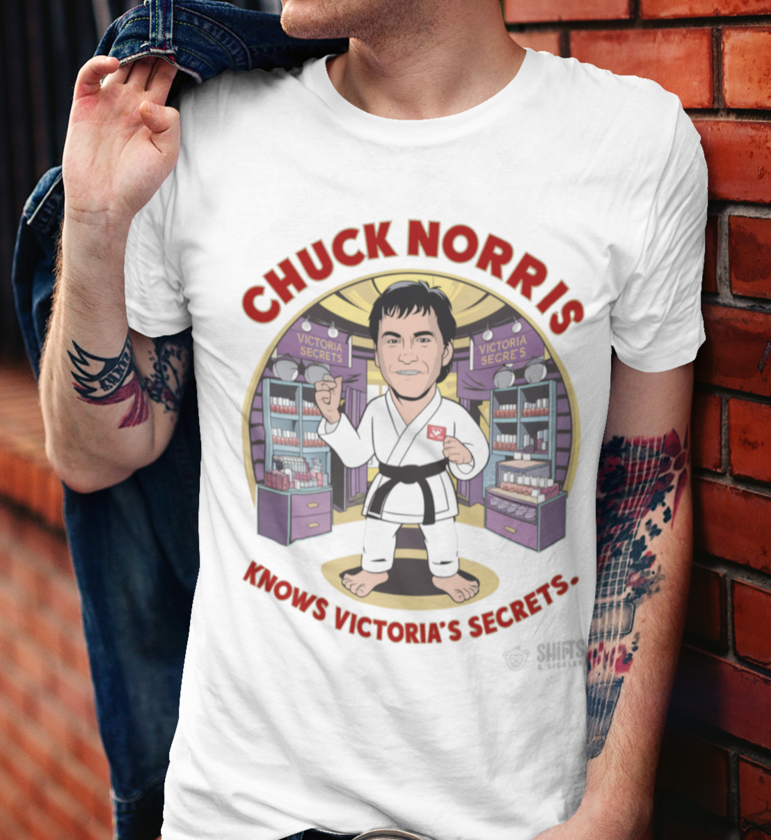 chuck norris - victoria's secrets t-shirt